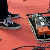 pedalboard on the floor