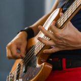 man playing guitar